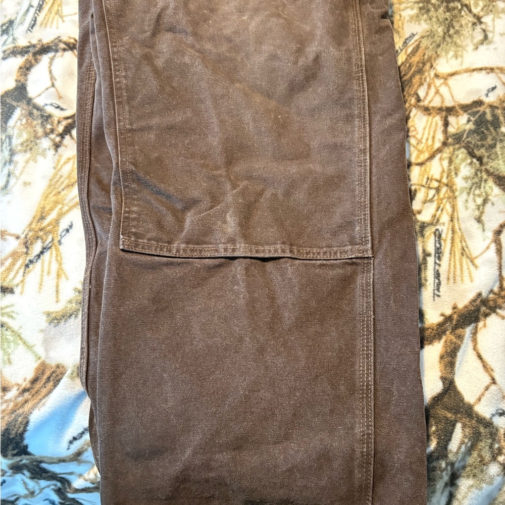 Carhartt Dark Brown Bib Overalls - Picture 6 of 7